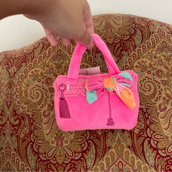 HAUTE DIGGITY DOG PINK BARKIN BAG DOG TOY NWT - Picture 3 of 8